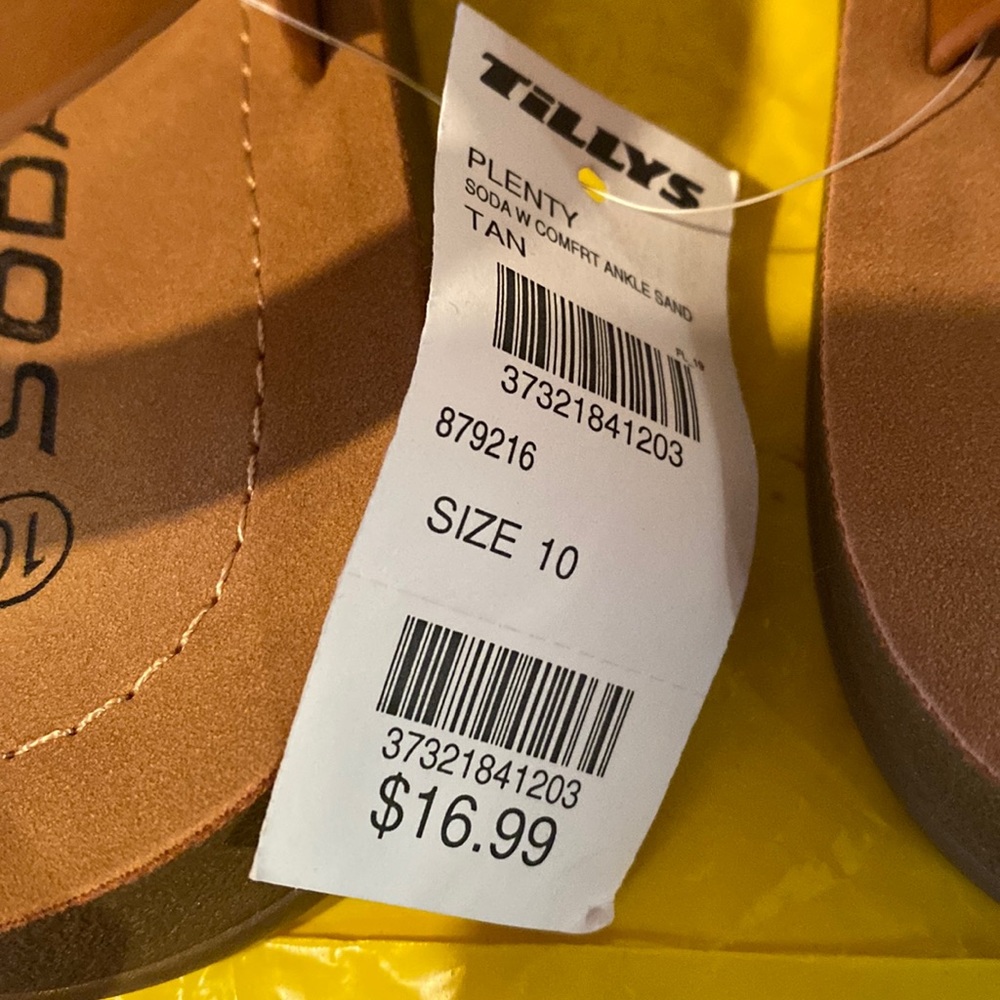 Soda sandals NWT